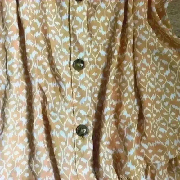 Yellow patterned lightweight mini dress - Picture 10 of 11